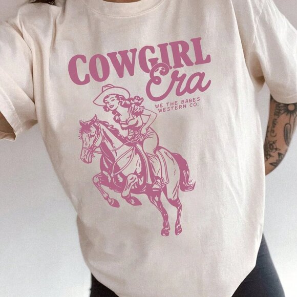 White Casual Women's Round Neck Short Sleeve Letter Print Loose Fit T-Shirt - Picture 5 of 6